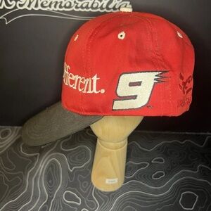 Red and Gray Racing Cap